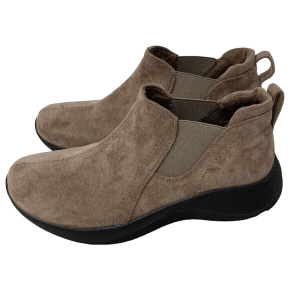 Earth Origins Dayana Women's Size 7.5 Casual Taupe Faux Suede Booties Boots - Picture 3 of 8